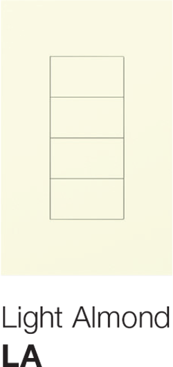 Lutron Palladiom Keypad Light Almond
